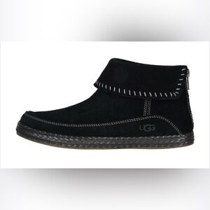 UGG Varney Black Suede Ankle Boots